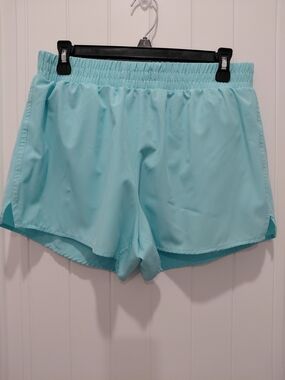 crown & ivy Light Aqua Athletic Shorts #0058
